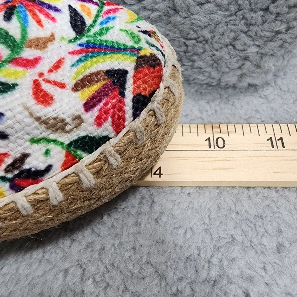 Riviera Corazon Espadrille‎ Calzados Shoes Womens Floral Birds Colorful Lace Up